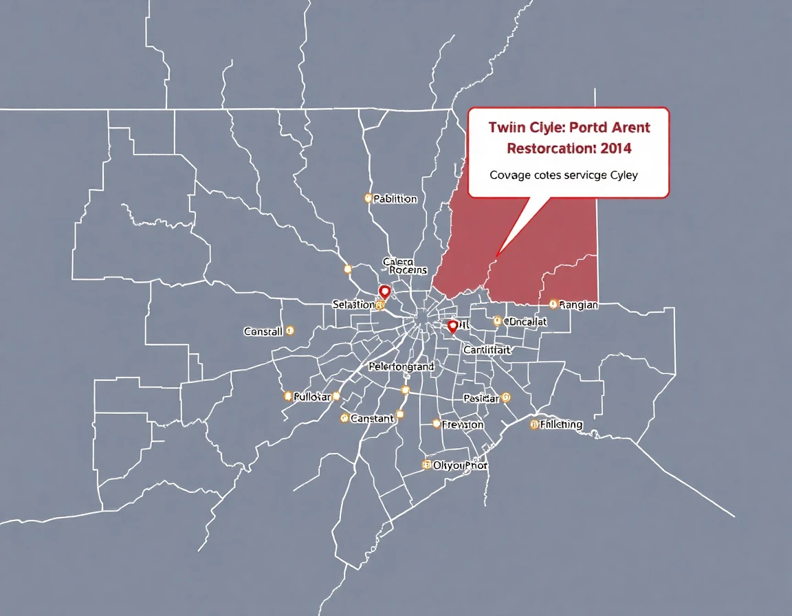 Water Damage Service Areas Map